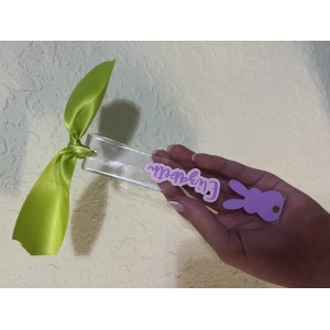 Bunny Tail Custom Bookmark